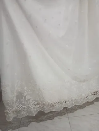 Vestido de Comunión Blanco y Rosa