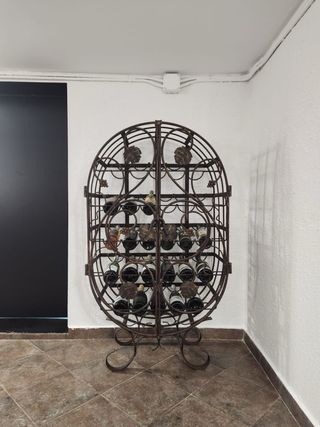 Portabottiglie in Ferro Battuto