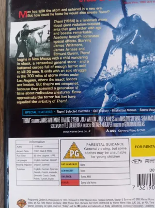 Pack 8 Películas DVD Terror y Ciencia Ficción