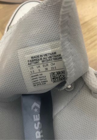 Converse unisex azul Talla 38 (solo envío)