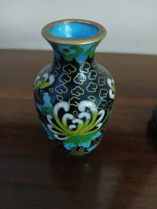 Piccolo vaso vintage cloisonné