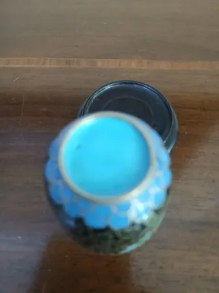 Piccolo vaso vintage cloisonné