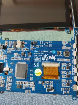 Lote 4 Pantallas Waveshare 5 HDMI LCD