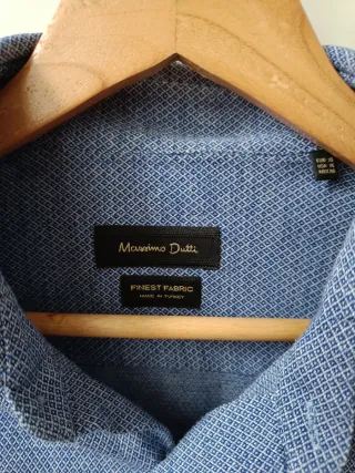 Camisa Massimo Dutti Azul
