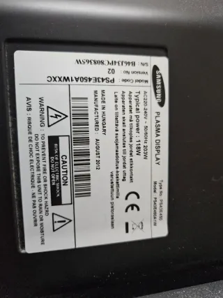 Televisor Samsung Negro 43'