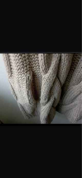 Chaleco de lana beige