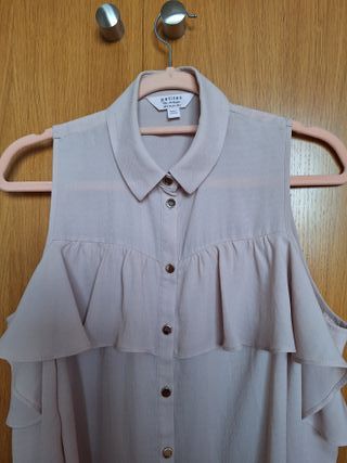 Camisa Miss Selfridge Petite Rosa Talla XS