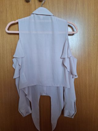 Camisa Miss Selfridge Petite Rosa Talla XS