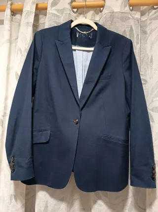 Americana azul marino mujer