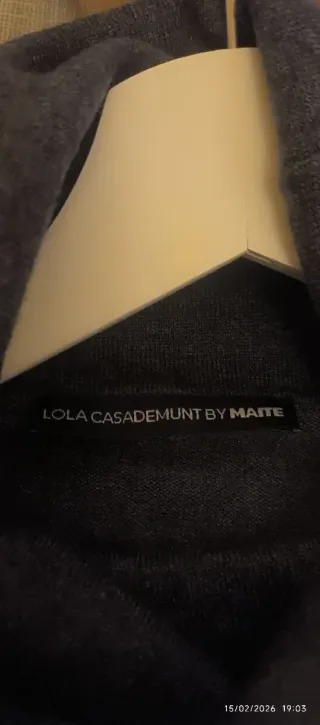 Vestido Liu Jo blanco y negro con pedrería