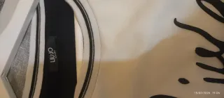 Vestido Liu Jo blanco y negro con pedrería