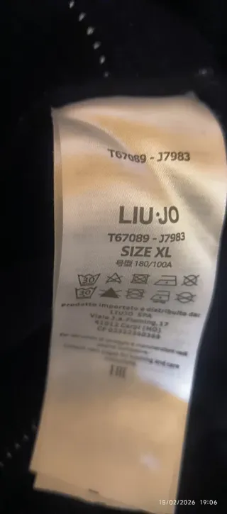 Vestido Liu Jo blanco y negro con pedrería