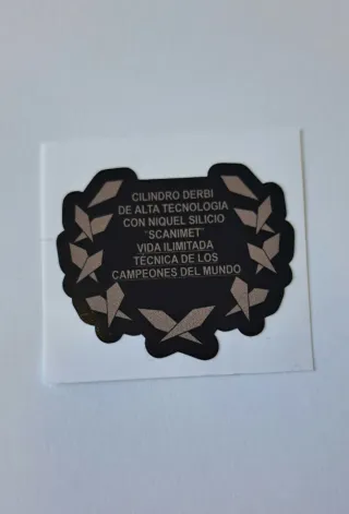 Pegatina Cilindro Derbi ScaniMet