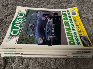4 revistas Classic and Sportscar