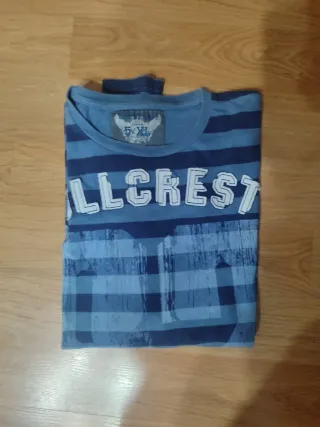 Camiseta de manga larga a rayas