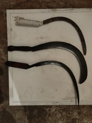 Lote de 3 hoces antiguas