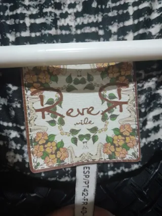 Cazadora mujer tweed blanco y negro