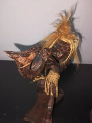 Figuras de madera músicos tribales