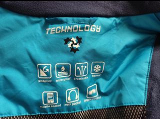 Chaqueta de Nieve Azul/Turquesa