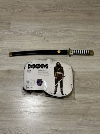 Disfraz hombre adulto ninja XXL con espada