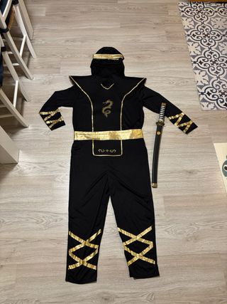 Disfraz hombre adulto ninja XXL con espada