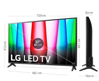 TV LG Smart 32 HD 32LQ57 y soporte TV pared nuevos