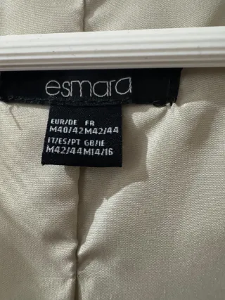 Chaleco pelo mujer Esmara beige talla única