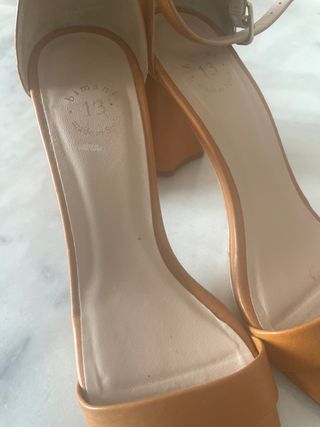 Sandalias Bimani Talla 39 Camel