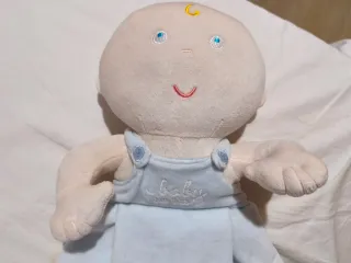 Muñeco guardapañales azul