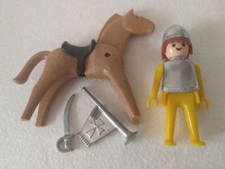 Lote Playmobil Medieval Cromado Vintage
