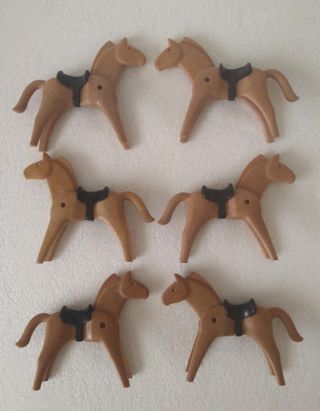 Lote Playmobil Medieval Cromado Vintage