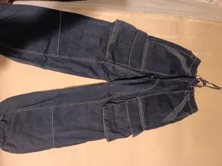 Pantalón cargo azul talla XS