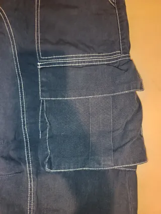 Pantalón cargo azul talla XS