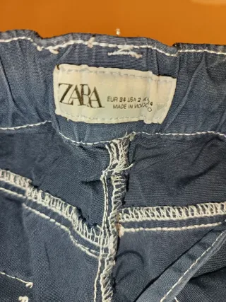 Pantalón cargo azul talla XS