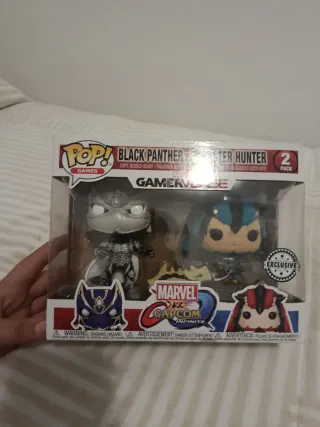 Funko Pop Marvel vs Capcom Black Panther 2 Pack