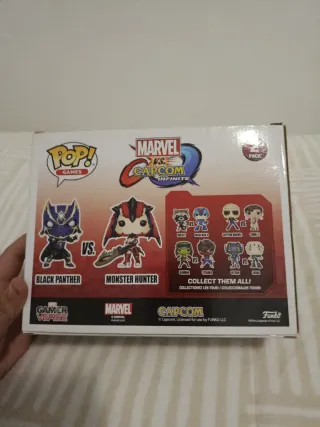 Funko Pop Marvel vs Capcom Black Panther 2 Pack