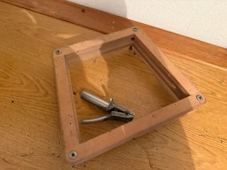 Pressa per racchette tennis in legno