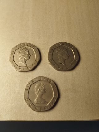 Monedas twenty pence