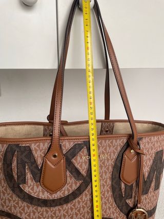 Bolso Michael Kors Shopper Marrón y Beige