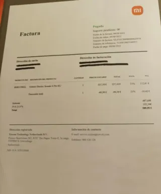 Xiaomi 2900km 80cargas patinete 4 PRO EU