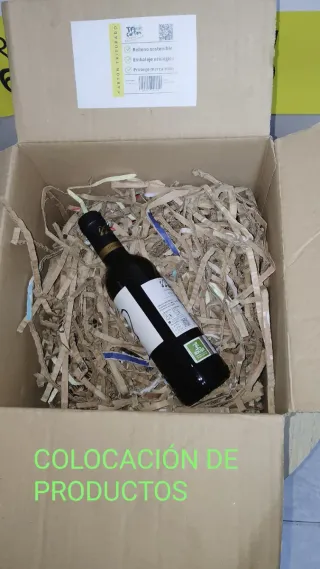 Relleno de cartón triturado para embalaje