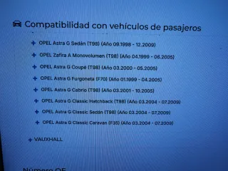 Rótula Dirección Opel Astra G Zafira A