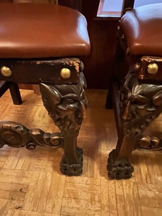 Pareja sillas de Confidente Estilo clásico barroco