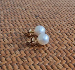 Pendientes Perla Australiana