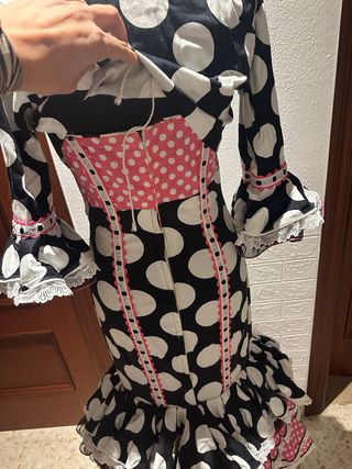 Vestido de flamenca con lunares