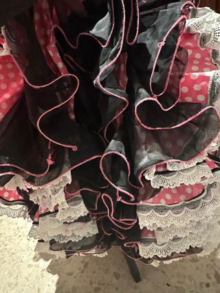 Vestido de flamenca con lunares