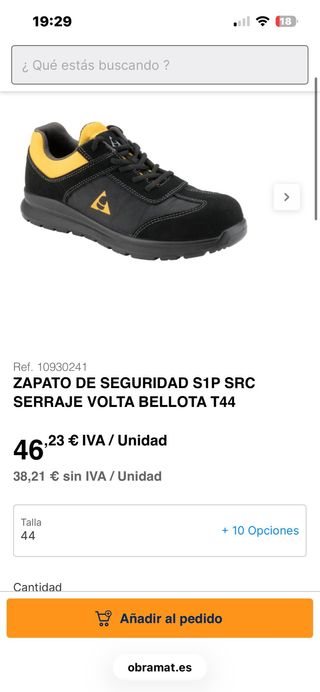 Botas de seguridad Bellota T44