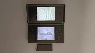 Nintendo DS Lite Nera Danneggiata