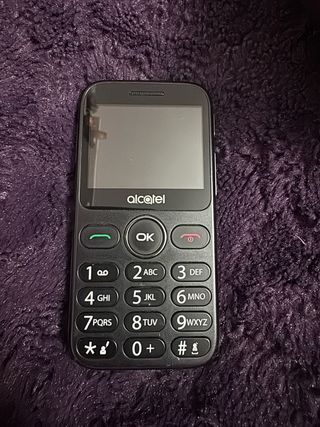 Móvil Alcatel para mayores - Negro