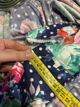 Traje Flamenca Azul Marino Flores